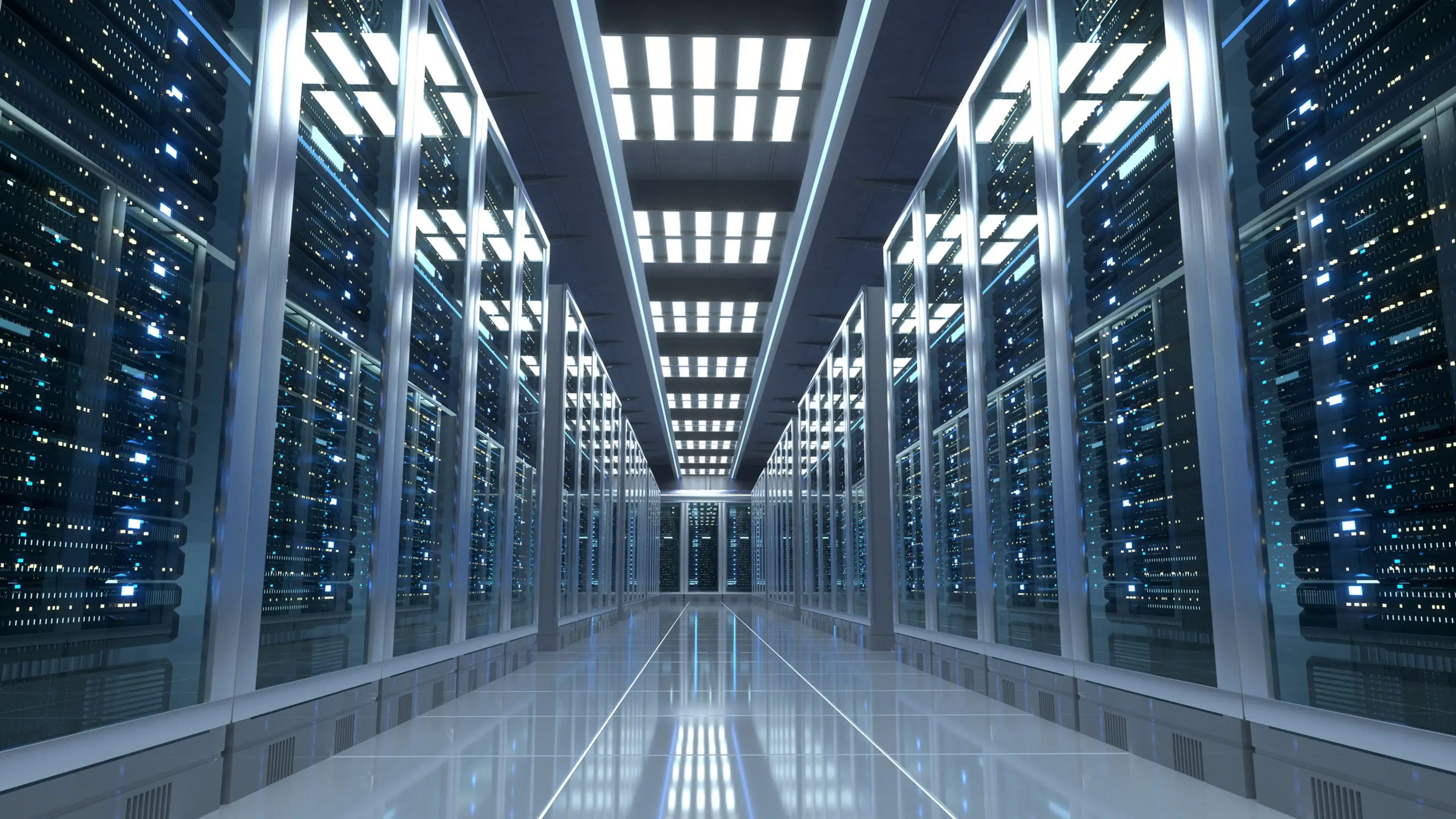 Enterprise GPUs deployed in a professional data center